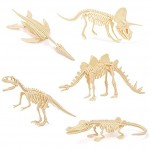 Dinosaures et Créatures Préhistoriques Kits Ensemble de Jouets D'excavation de Fossiles de Dinosaures Interactifs avec Outils de Creusement Amusant pour Les Enfants